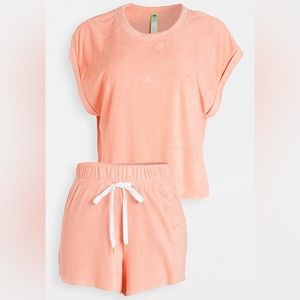 NWT Honeydew Intimates Just Chillin Terrycloth Pajama Set Size Small